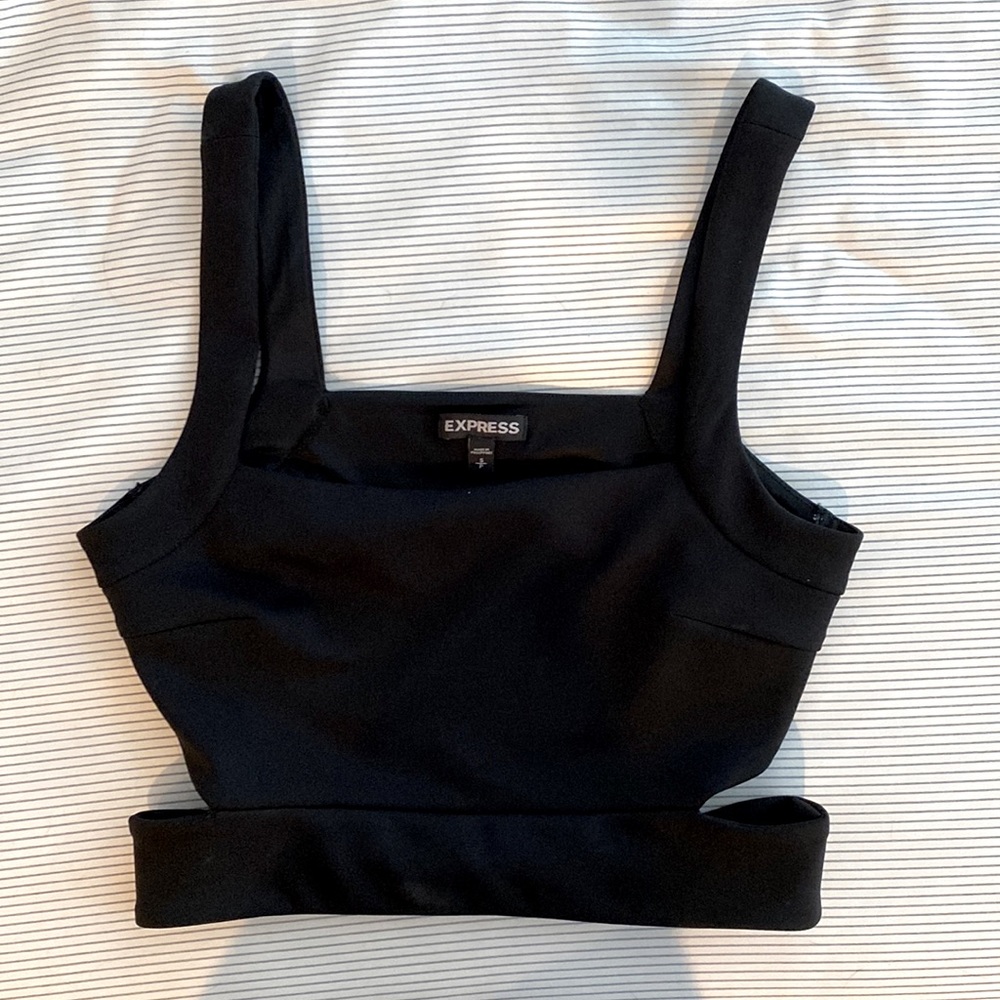 Black Crop Top